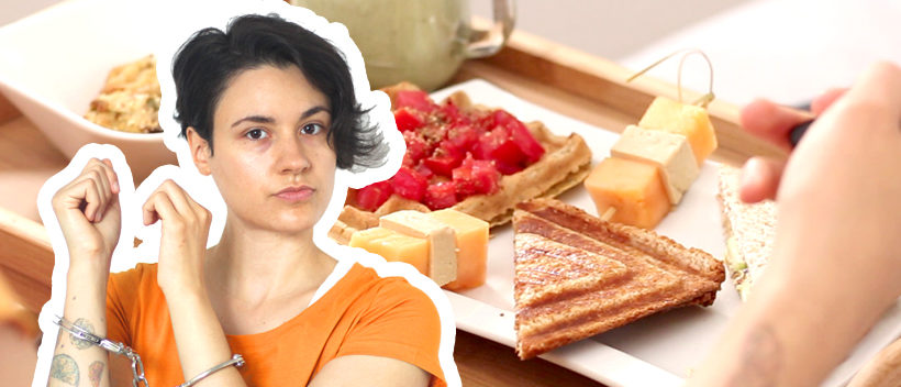 apéro plateau repas netflix vegan végétalien sans gluten végétatien la petite okara