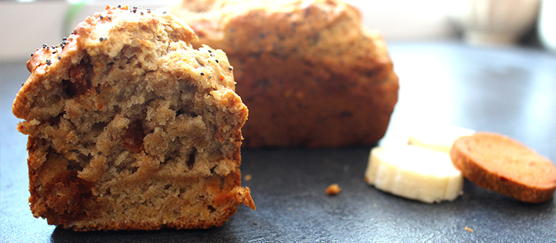 Banana bread salé vegan
