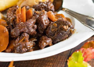 Recette vegan Seitan bourguignon