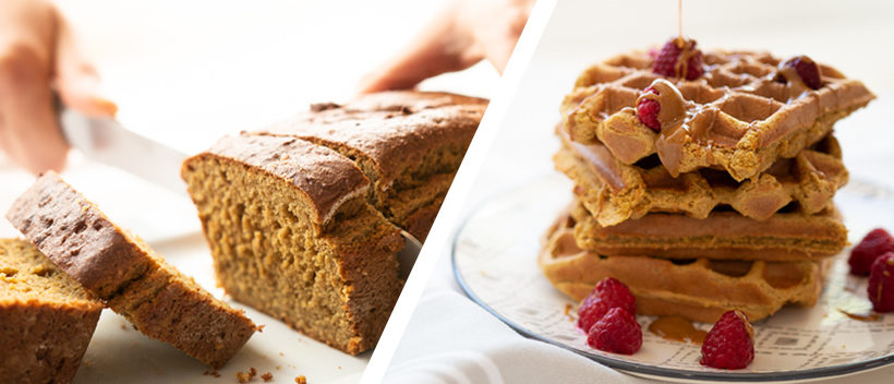 recette gaufres proéiné fitness vegan banana bread protéiné