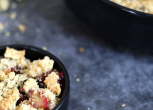 Dessert vegan facile - crumble