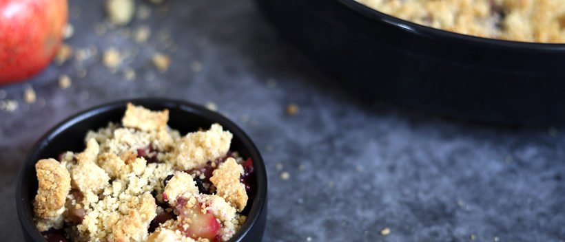 Dessert vegan facile - crumble