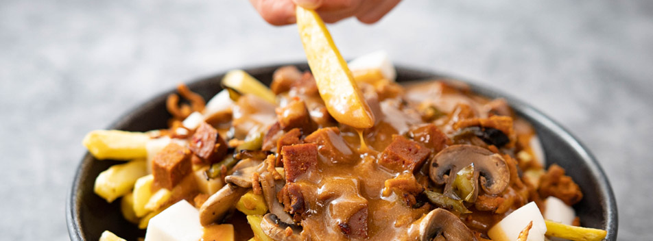 Recette de poutine vegan