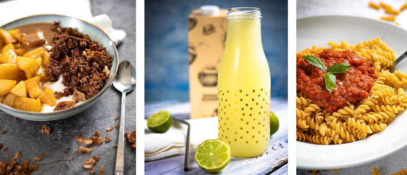 3 recettes vegan Instagram : Limonade brésilienne, granola au cacao, sauce agrodolce