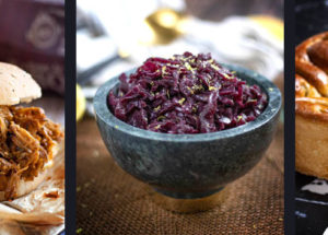 3 recettes vegan Instagram : Pulled "pork" jackfruit & coleslaw, chinois et chou rouge/myrtilles