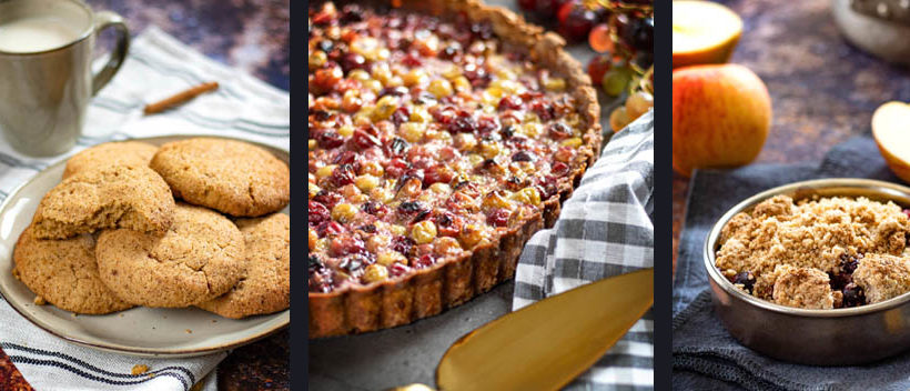 3 recettes vegan Instagram : Snickerdoodles, pâte sablée d'automne et crumble à l'avoine