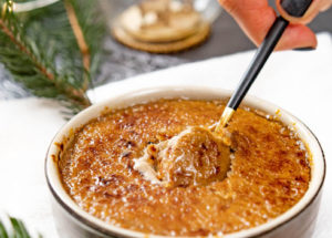 Crème brûlée salée aux champignons !