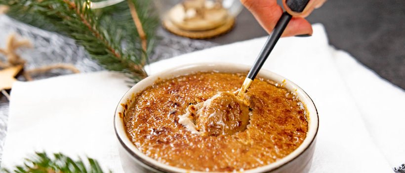 Crème brûlée salée aux champignons !