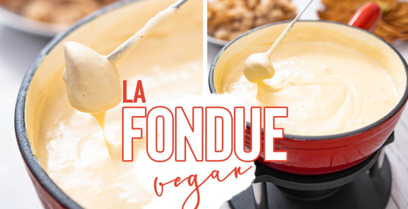 Fondue de fromage vegan