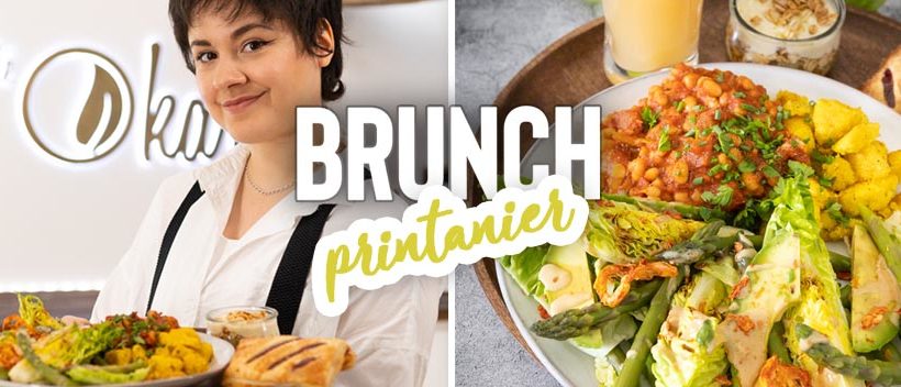 Brunch vegan printanier