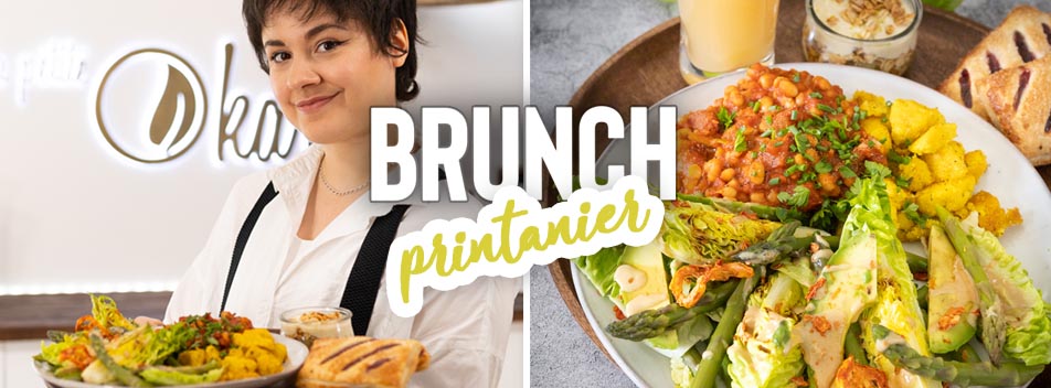 Brunch vegan printanier